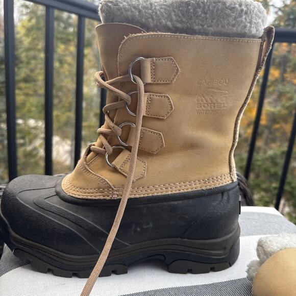 Sorel Boots Womens US 7 EU 38 Sherpa Rubber Winter Waterproof Thinsulate - Picture 4 of 16